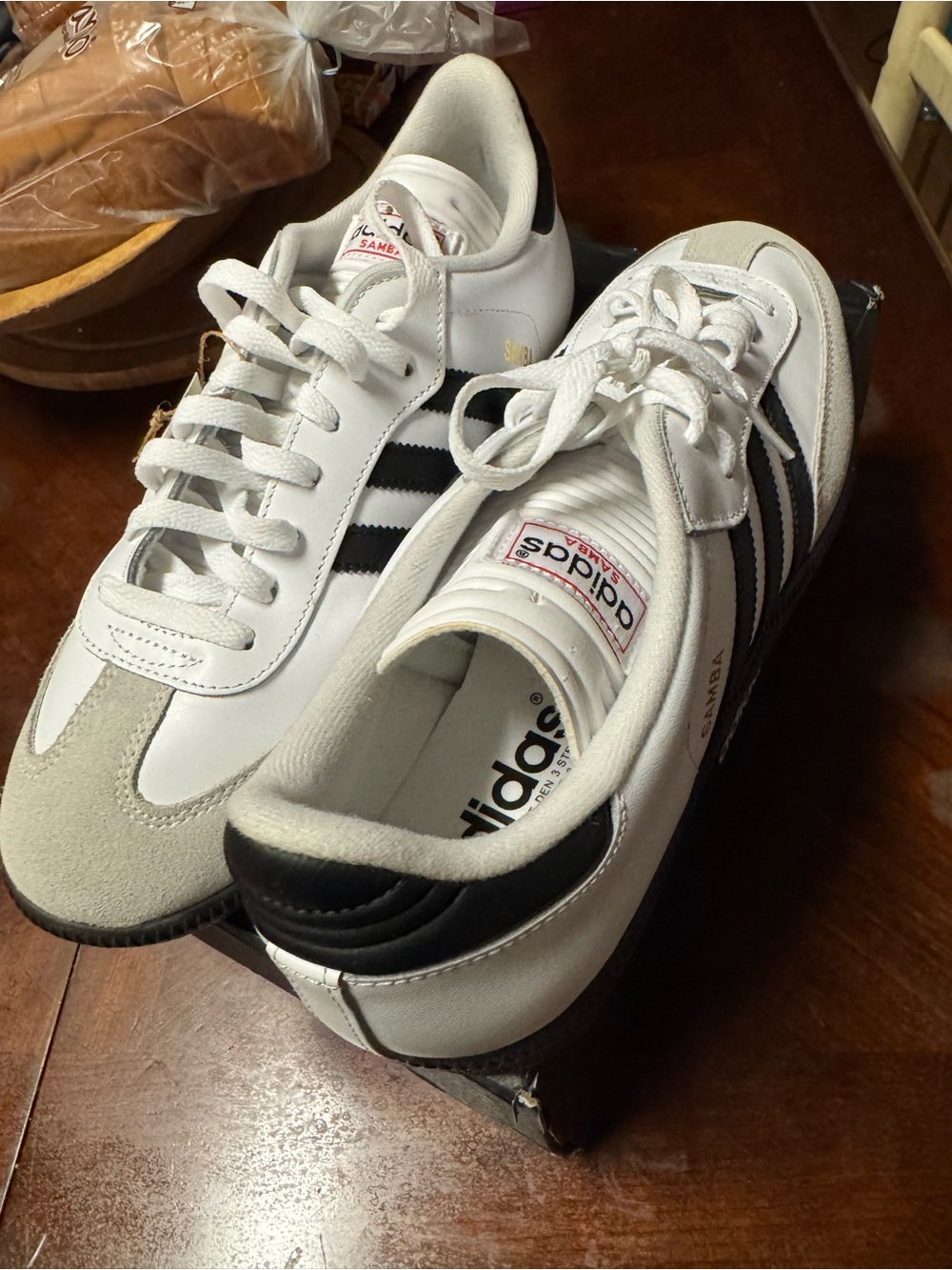 Classic White and Black Men's Sneakers - Classic